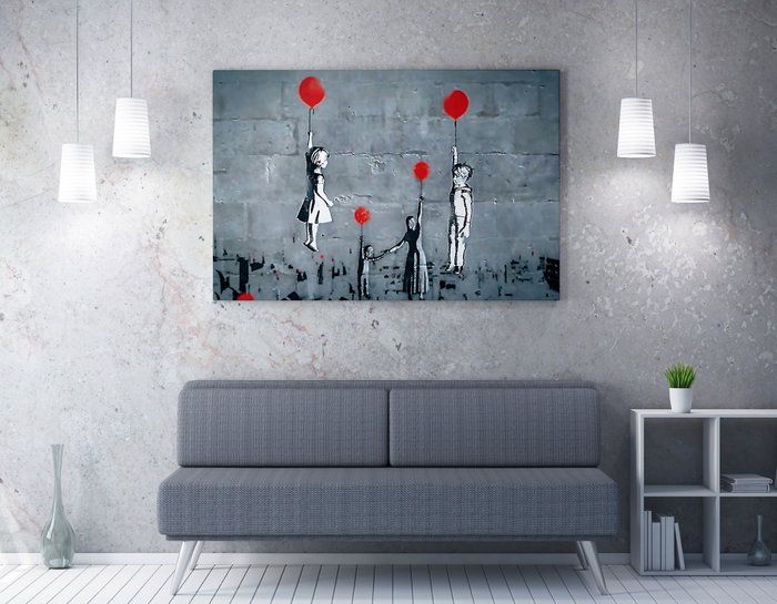 Wallity Lienzo Decorativo Banksy WY127 50 x 70 cm Wallity Lienzo Decorativo Banksy WY127 50 x 70 cm
